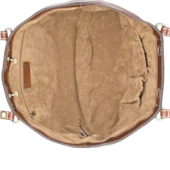 Patricia Nash Genuine Leather Large Tanned Tote Heritage Collection Brand New - Picture 6 of 6
